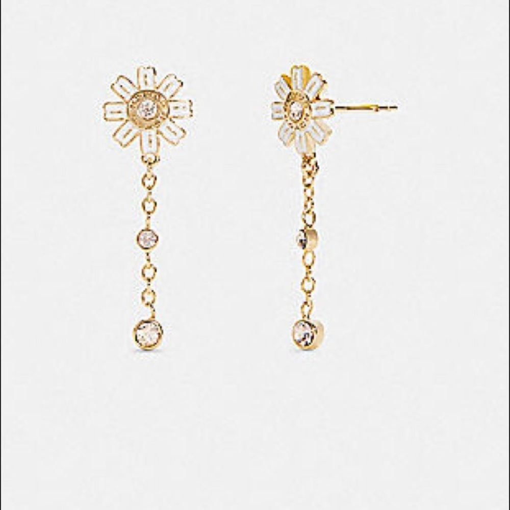Coach Daisy Drop Earrings